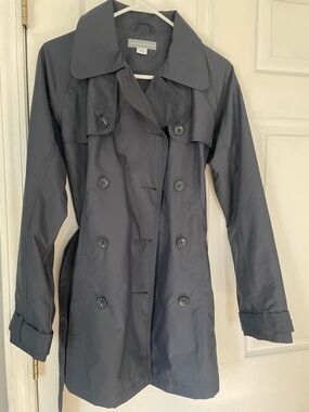Cutter & Buck CB WeatherTec women’s gray Double-Breasted Trench Coat
